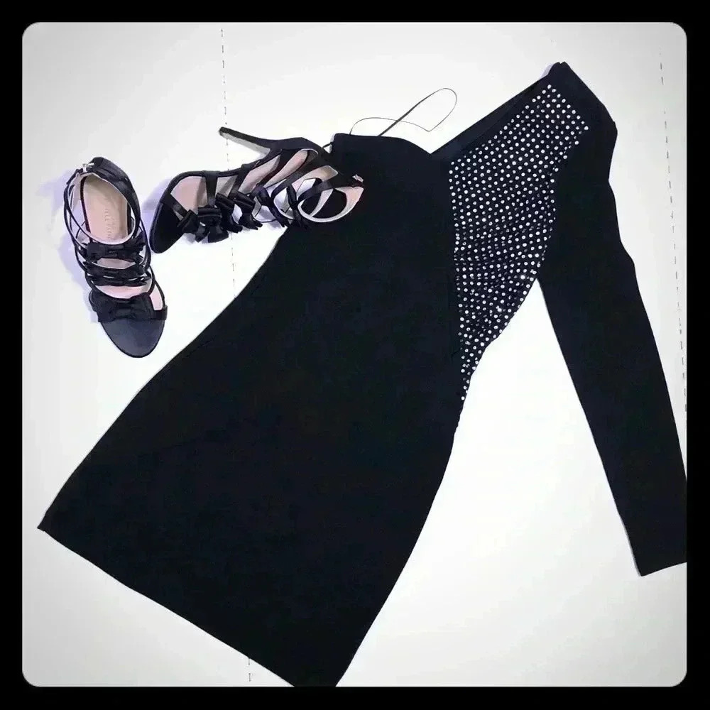 Express‎ Black Cocktail Dress Sz 0